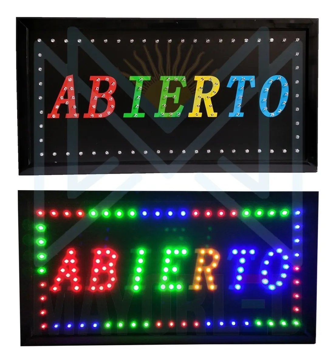 CARTEL ABIERTO 220V