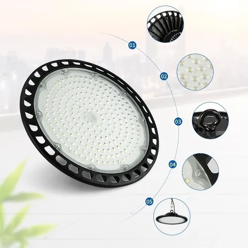 Reflector Galponera Led UFO 200W 6000K 220V - Image 4