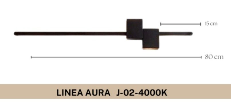 Aplique de pared LINEA AURA J-02-4000K - Image 3