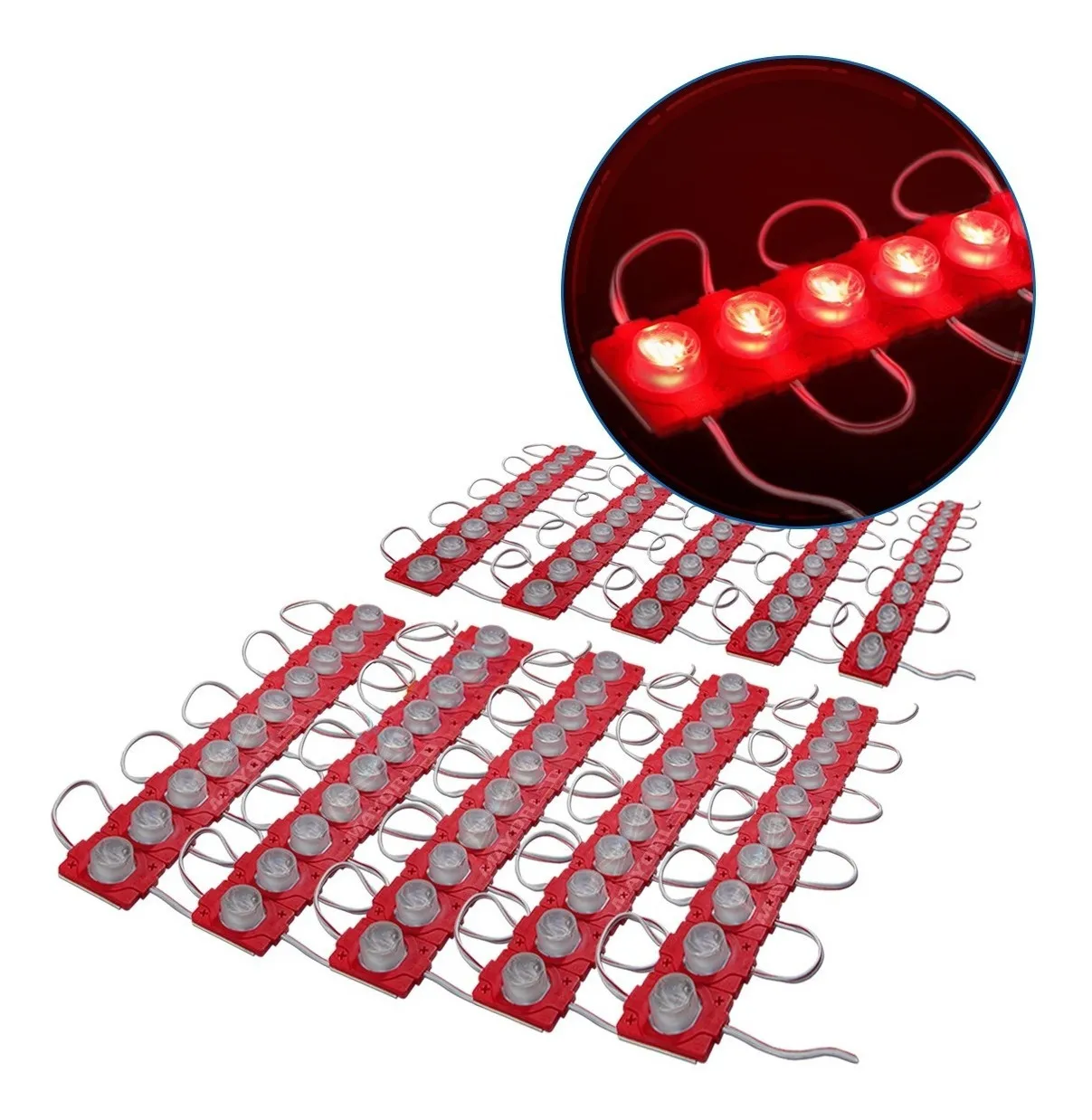 Módulos LED 3030 con lupa X100 12V IP68 - Image 6