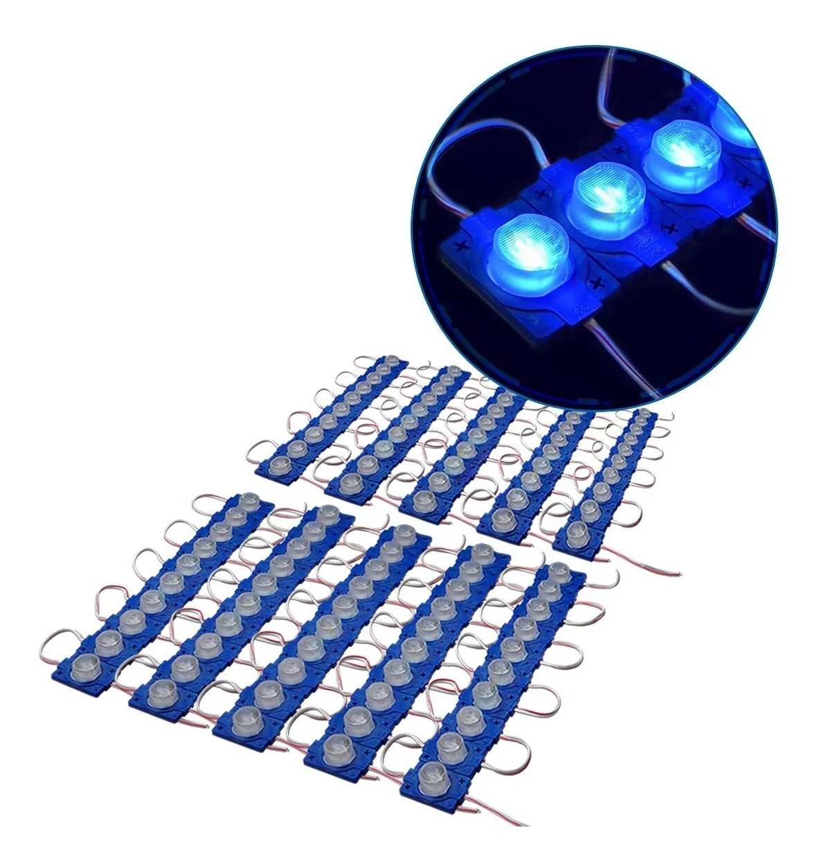 Módulos LED 3030 con lupa X100 12V IP68 - Image 7