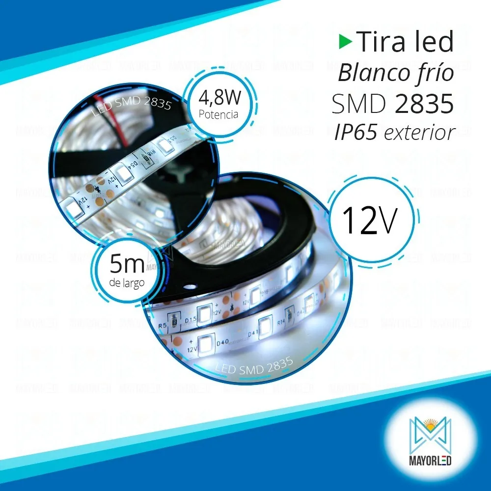 Tira Led 2835 60Led/m IP65 12v 5m - Image 3