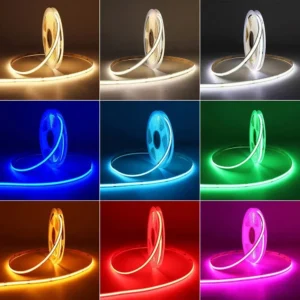 Tira Led Cob 24v 320led 10mt 8mm Ip20 COLORES