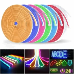 Neón LED flexible 5×11 mm 12V IP65 5m