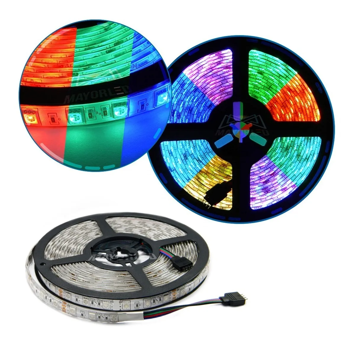 Tira LED 5050 RGB 12 V 5 m IP65 (Exterior)