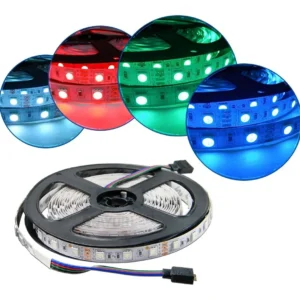 Tira LED 5050 RGB 12 V 5 m IP20 (Interior)