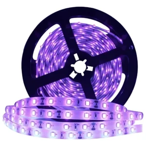 Tira LED Luz Negra (UV) 5050 12V 5m IP20