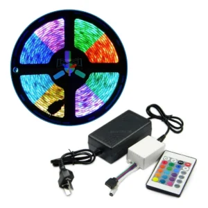 Kit Tira LED RGB 5050 5 m IP65 12 V