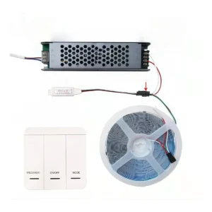 Kit Tira LED Secuencial 24v 10m C/control Inalámbrico