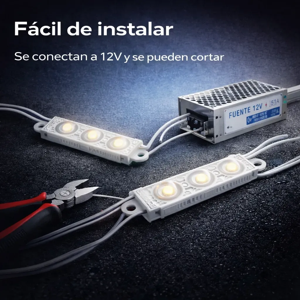 Módulos LED SMD 6012 3 Led X 200 12V IP68 - Image 6