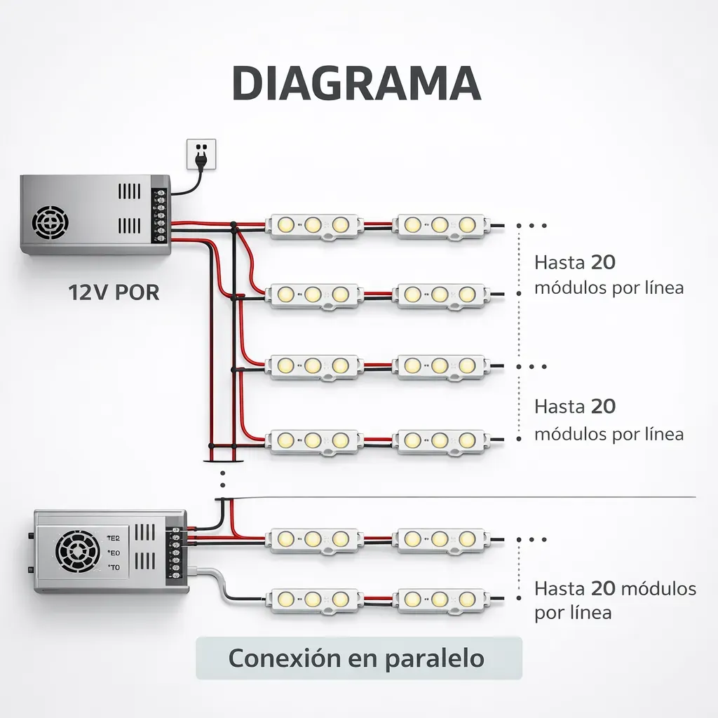 Módulos LED SMD 6012 3 Led X 200 12V IP68 - Image 7