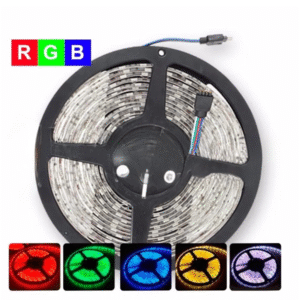Tira LED RGB 5050 SUMERGIBLE 60LED/m IP68 12V 5m