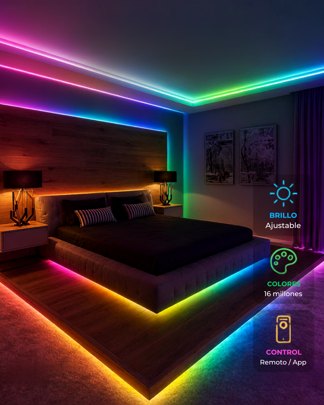 Tira LED Pixel WS2811 12V 60 LED/m 5m IP20 - Image 4