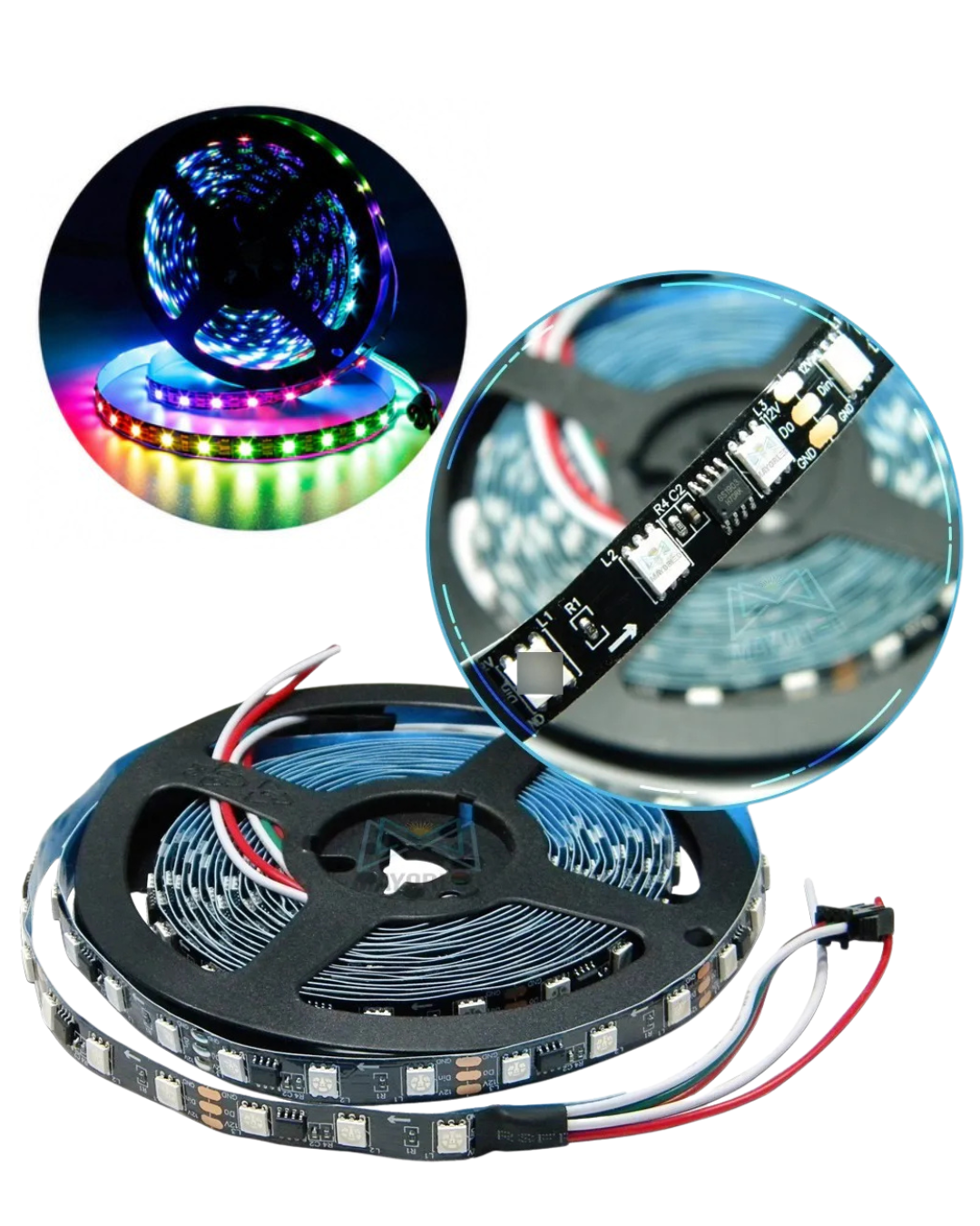 Tira LED Pixel WS2811 12V 60 LED/m 5m IP20