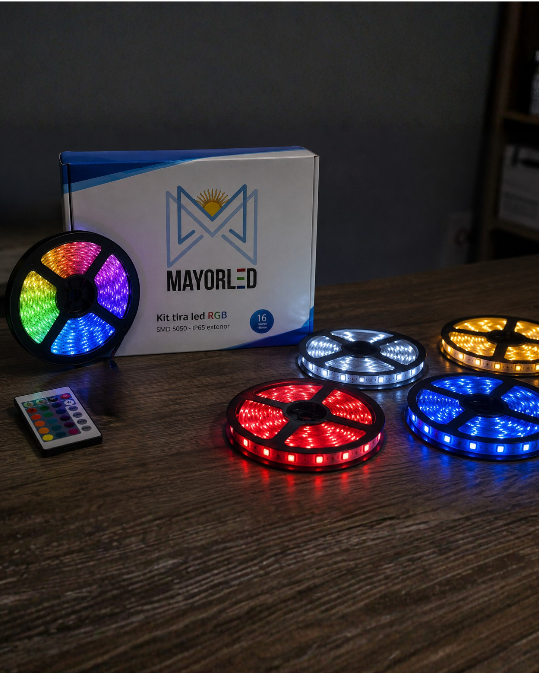 Kit Tira LED RGB 5050 5 m IP65 12 V - Image 2