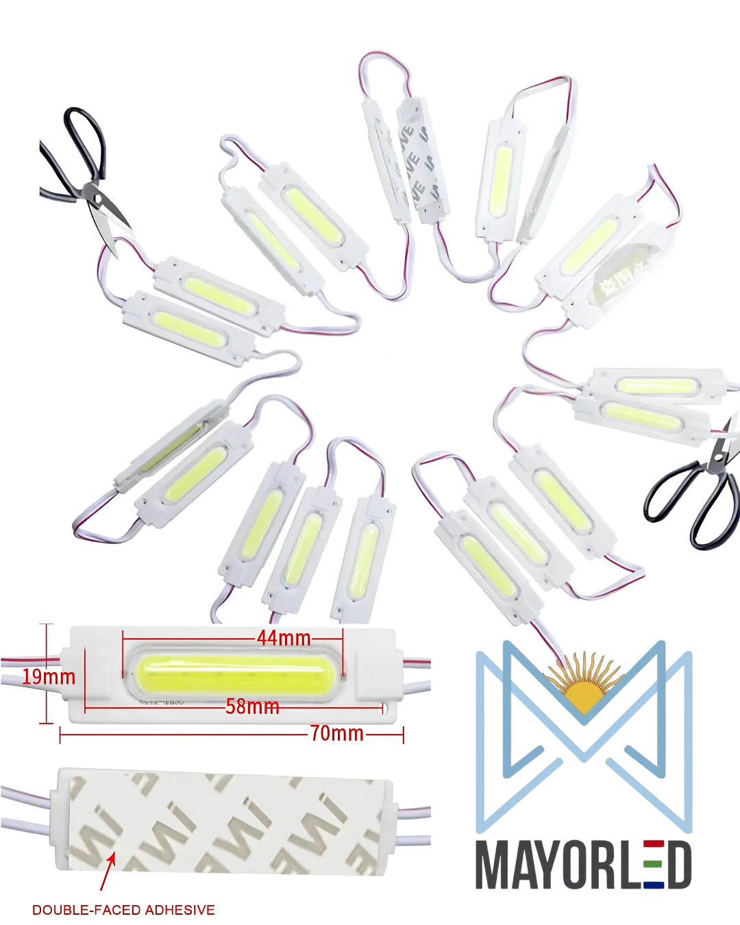 Módulos LED COB (6015) X100 24V IP65 - Image 7