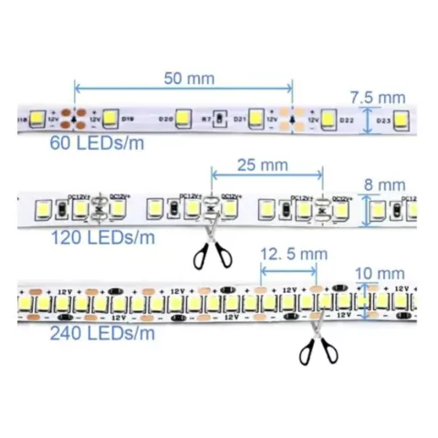Tira Led 2835 240Led/m IP20 12V 5m - Image 5