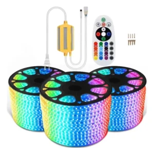 Neón LED RGB 220V 100 m + Controlador