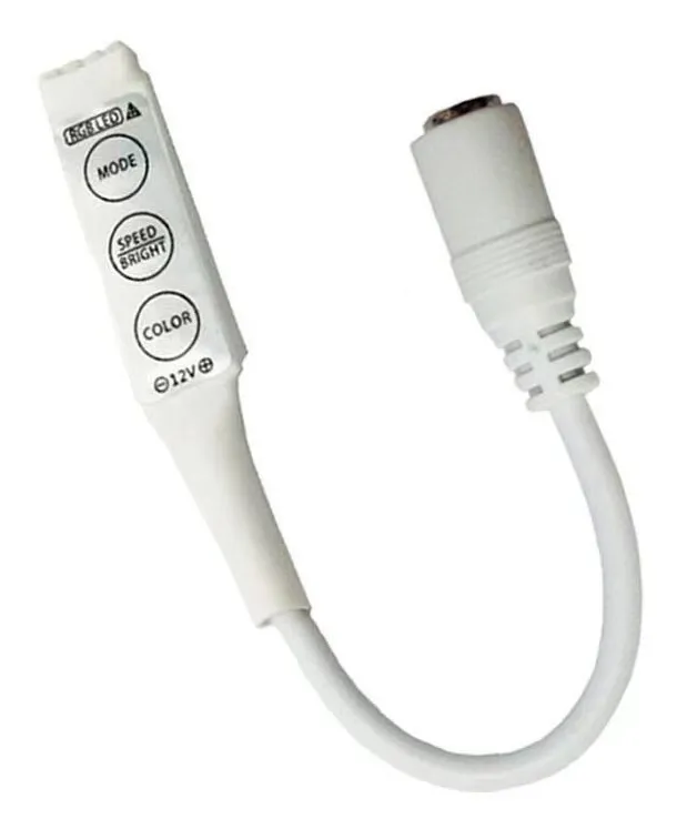 Mini Controlador RGB 3 Botones para Tiras LED 5–24V - Image 3