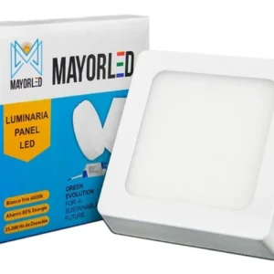 Plafón LED Aplicar Cuadrado 6W Luz Fría 220V