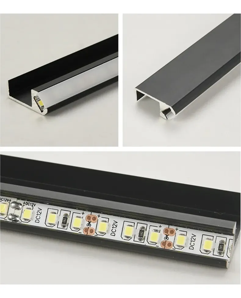 Perfil Aluminio p/ muebles Lf08 1,5m