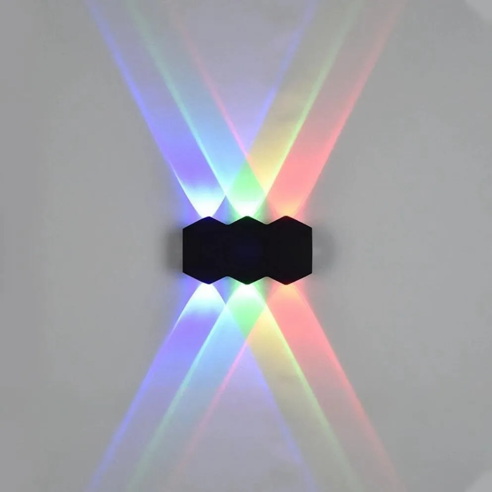 Aplique Exterior LED Bidireccional RGB 9W