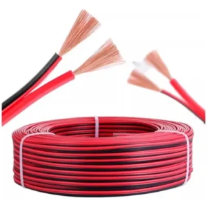 Cable Bipolar Rojo y Negro 2x0,2 mm x 100 m