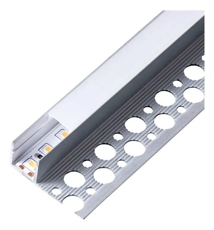Perfil Aluminio para tira LED 702 2m ASPA ABAJO
