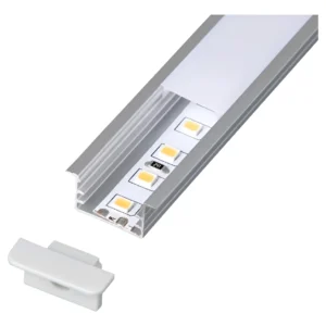 Perfil Aluminio para tira LED 1509A EMBUTIR 2m