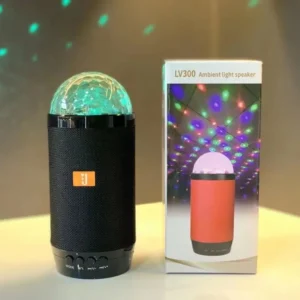 Parlante Portátil Bluetooth LV-300 con Esfera LED