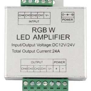 Amplificador de Tira LED RGB 24A DC 12–24V