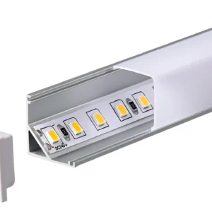 Perfil Aluminio para tira LED 601C 2m