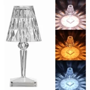Lámpara Diamond de Mesa LED USB Acrílica