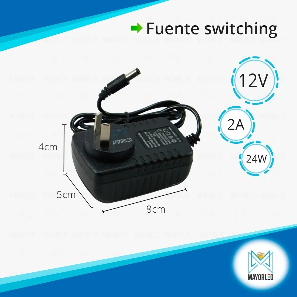 Fuente Plástica 12V 2A - Image 2