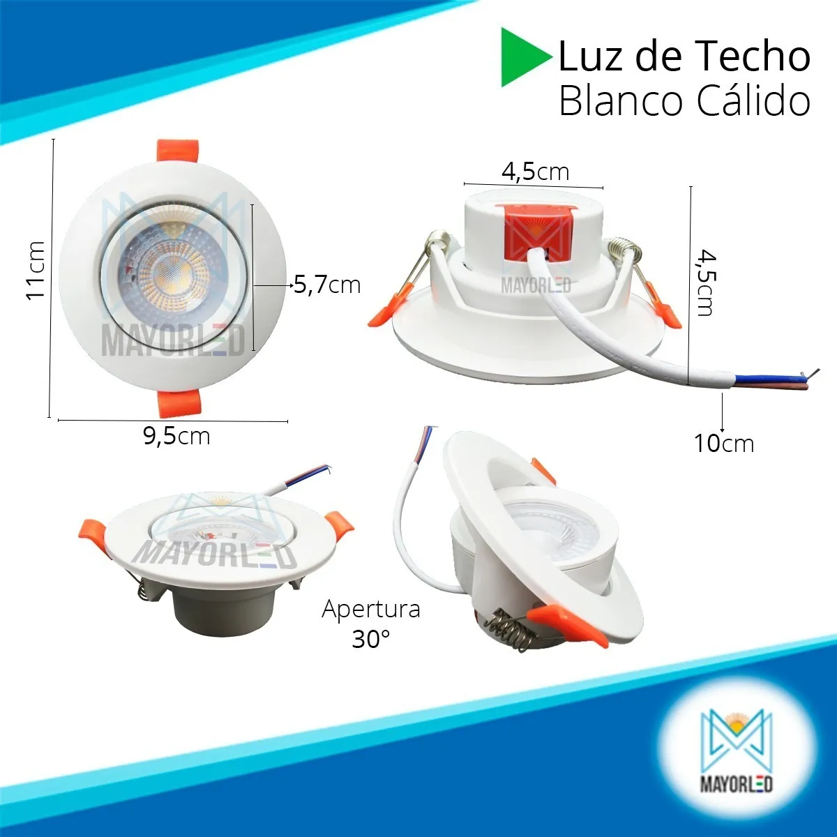 Spot Embutido Dicro LED 7W Móvil - Image 3