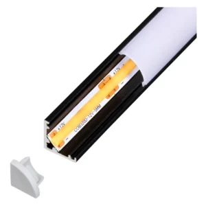 Perfil Aluminio para tira LED 1010 triangulo 2m