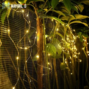 Guirnalda de Alambre LED 3×3 m  300 LED 10 Tiras 220 V