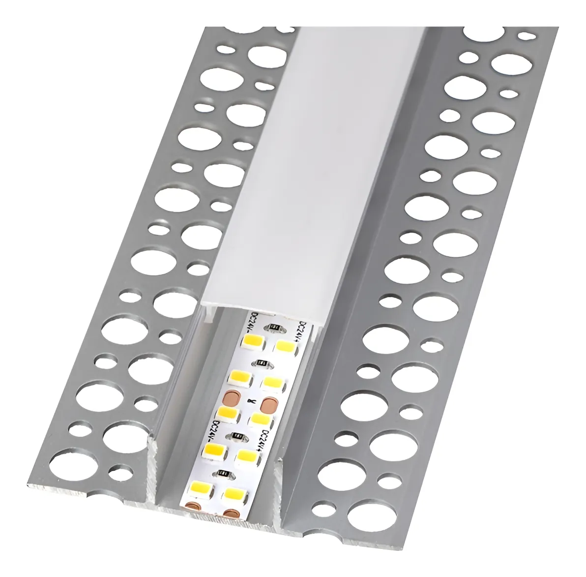 Perfil Aluminio 2013 Aspa Abajo 2mt