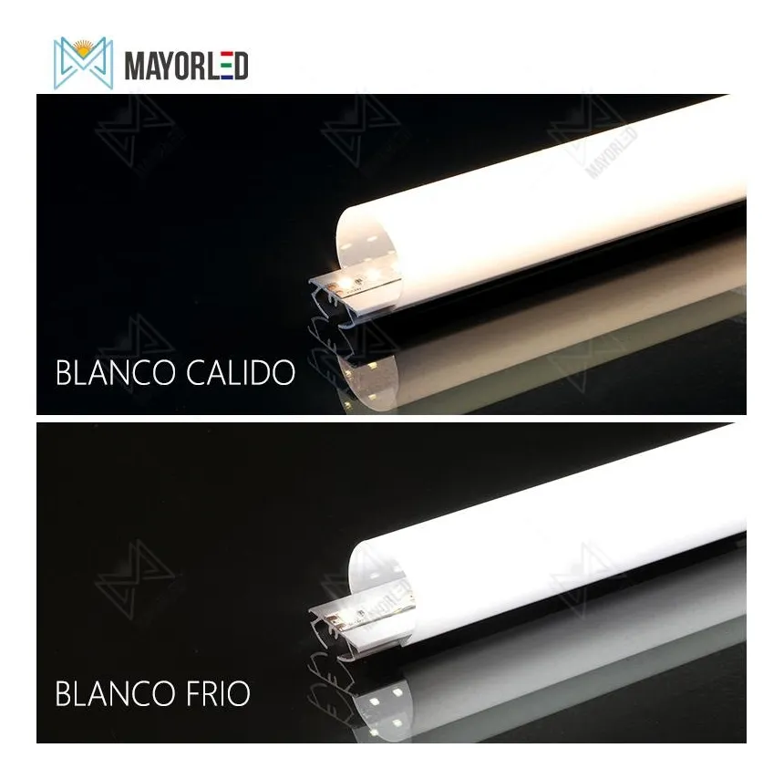 Perfil Aluminio para tira LED P30 Redondo 2m - Image 6