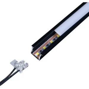 Perfil Aluminio para tira LED 1010A Sin Soldar 2m