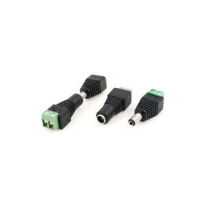 Conector Ficha Plug DC pack x100 – Macho / Hembra