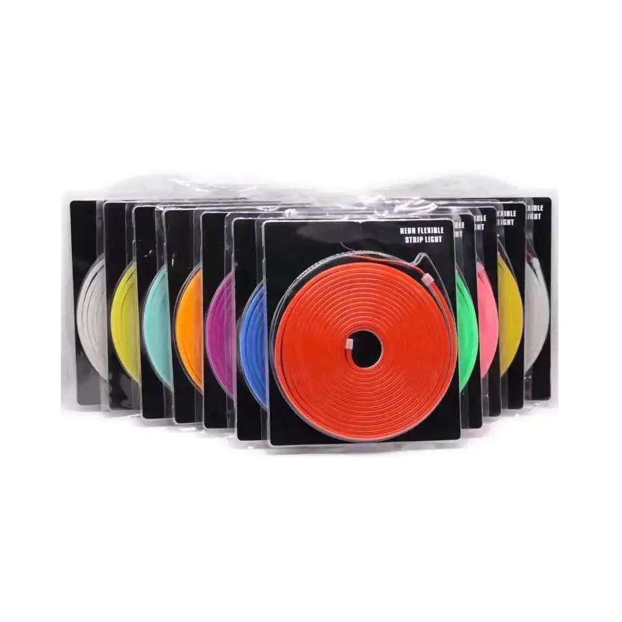 Neón Flexible 6×12 mm 12V 120 LED/m – Rollo 5 m