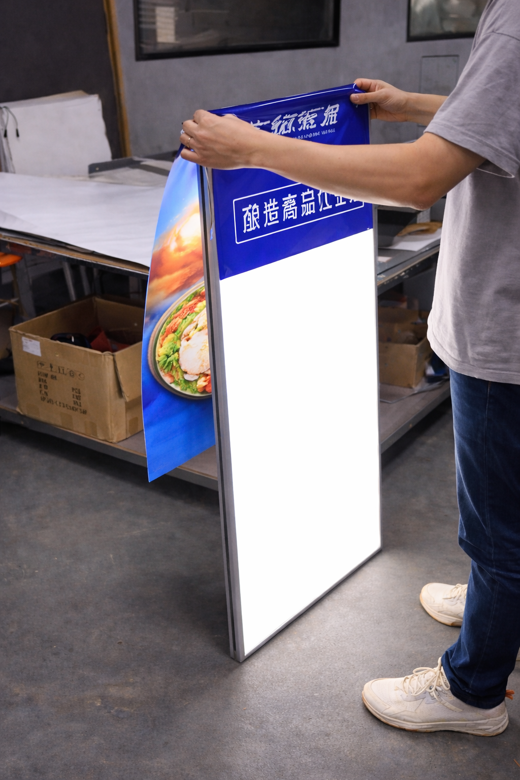 Panel Backlight Led de Pared 60X90