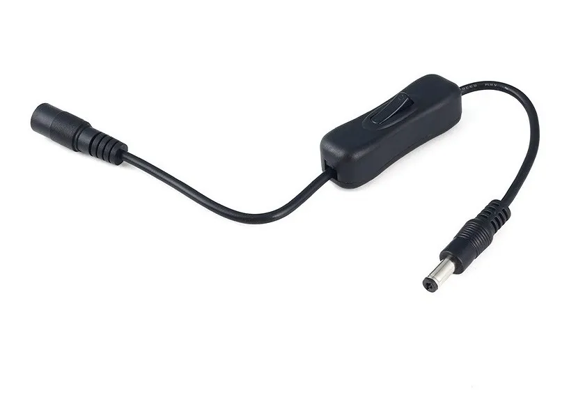 Interruptor ON/OFF con Cable DC Macho–Hembra 30 cm - Image 2