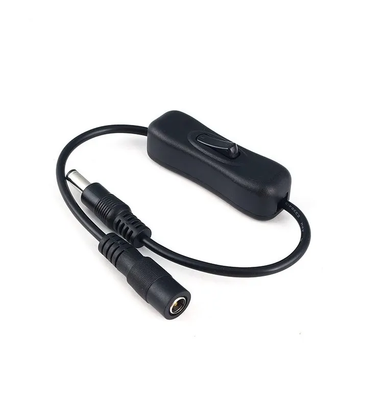 Interruptor ON/OFF con Cable DC Macho–Hembra 30 cm