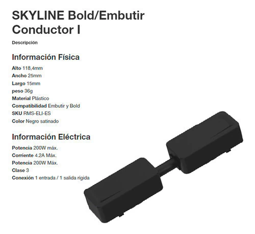 Empalme Lineal para Riel Magnético Ultra Slim - Image 2