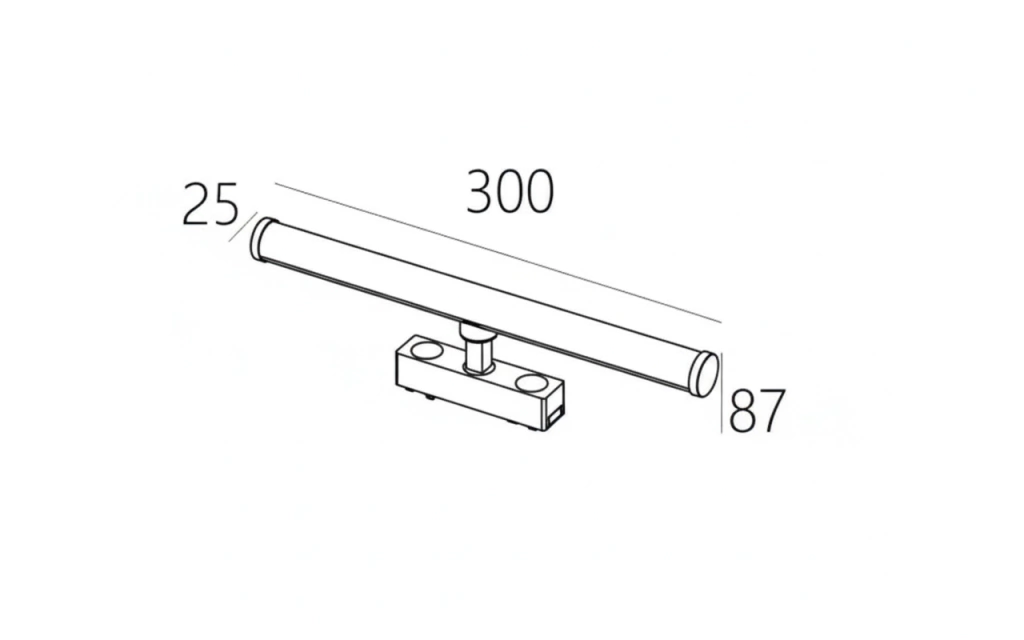 Tubo Led 9w para Riel Magnético Slim 48V - Image 2