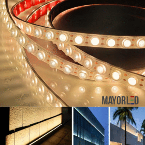 Tira Bañador LED de Pared Dorado | 24V | Rollo x 5 metros