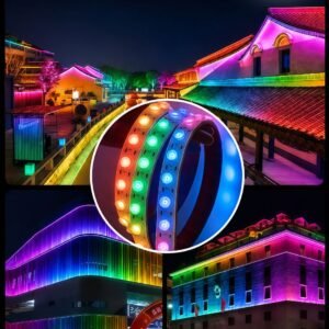 Tira Bañador LED de Pared RGB | 24V | Rollo x 5 metros