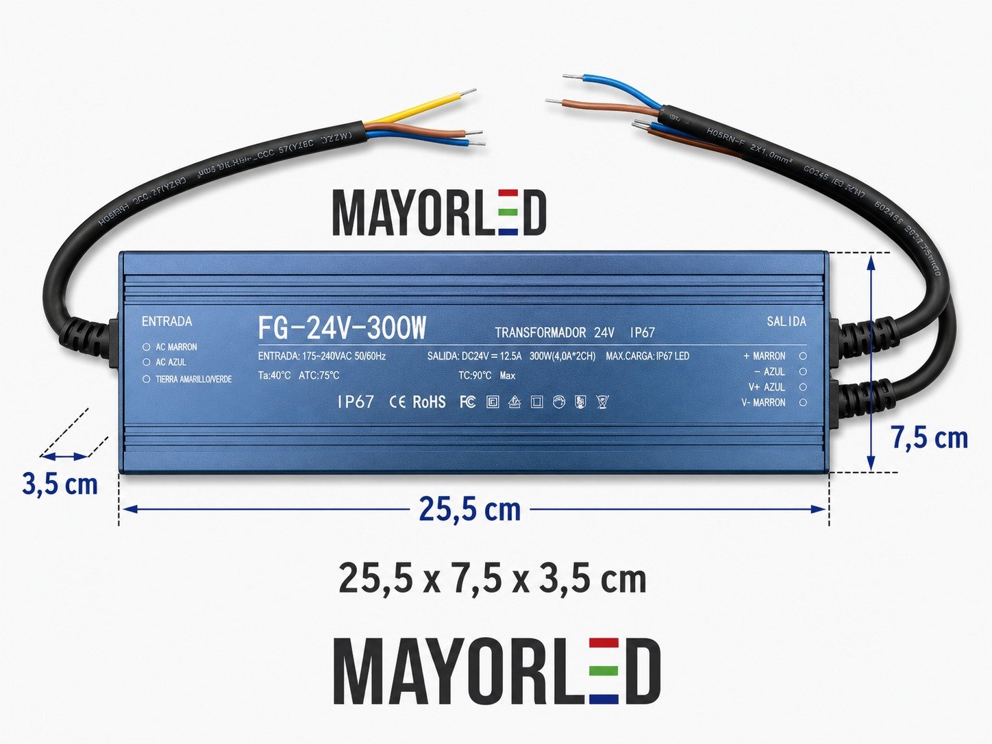 Fuente Exterior IP67 24V 200W - Image 2